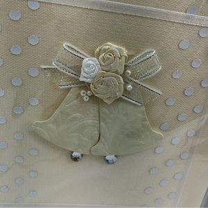 3D WEDDING BELLS  CARD BY PAPER MAGIC GROUP  NEW